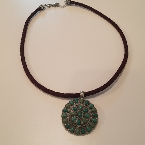 Turquoise Chaps Necklace - Picture 1 of 4